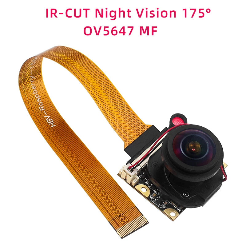 Raspberry Pi 5 Camera 5MP 1080P Optional Night Vision Wide Angle IR-CUT FF AF Cameras for RPI 5 Pi5 Zero
