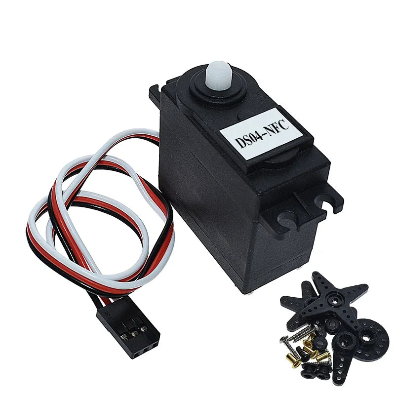 DS04-NFC RC Servo 360 Degree Continuous Rotation Servos Gear Motor Smart Car Robot Torsion 5.5kg/cm DC 4.8V-6V diy electronics