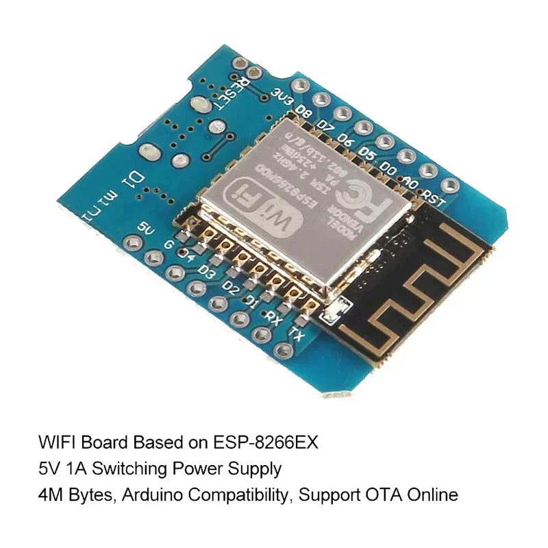 10pcs WeMos D1 Mini Pro V3.0 NodeMcu 4MB/16MB Bytes Lua WIFI Internet of Things Development Board Based ESP8266 CH340G Nodemcu V