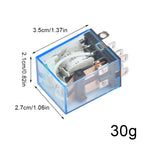 1pcs General Purpose LY2NJ HH62P Electronic Micro Electromagnetic Relay LED Lamp 10A 8 Pins Coil DPDT DC12V 24V AC110V 220V