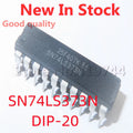5PCS/LOT SN74LS373N 74LS373 DIP-20 Transparent D-type latch 8-way 3-state In Stock NEW Original IC