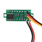 DC4-28V 0.28-inch Mini Two-Line Digital Thermometer Tester LED Display DS18B20 Waterproof Metal Probe -50 ℃~125 ℃