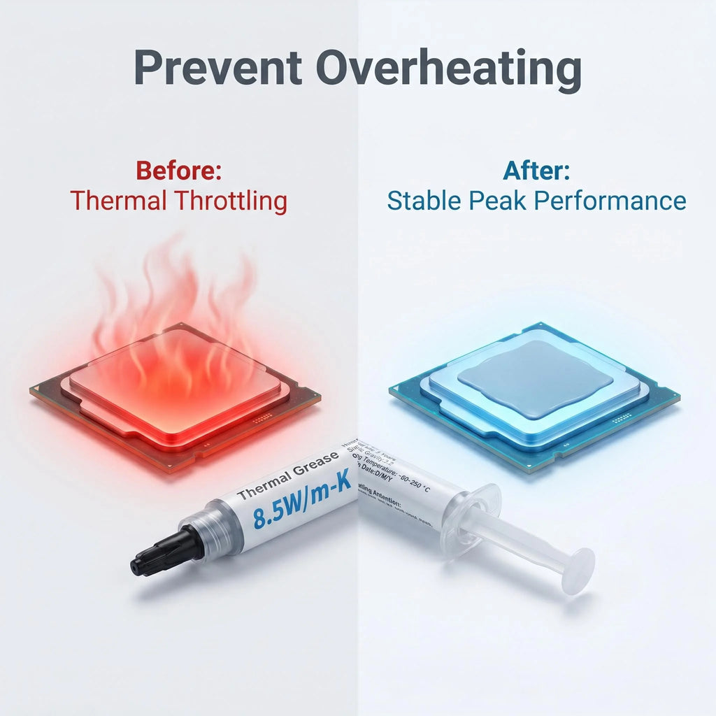 8.5w/m·k Thermal Paste Heat Conduction Compound Silicone Grease For Computer PC Laptop CPU GPU Video Card 4g Higher than