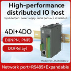 RS485 RJ45 DI/DO/AO/AI Distributed Remote IO Module CDEBYTE M31-U Series Modbus NEW Version Support PNP NPN DIP Free Splicing
