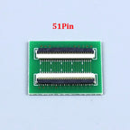 FPC FFC Flexible Flat Cable Extension Connection Board 0.3 MM PCB Pitch 21Pin 25 31 39 45 51 PIN Connector FPC Adapter