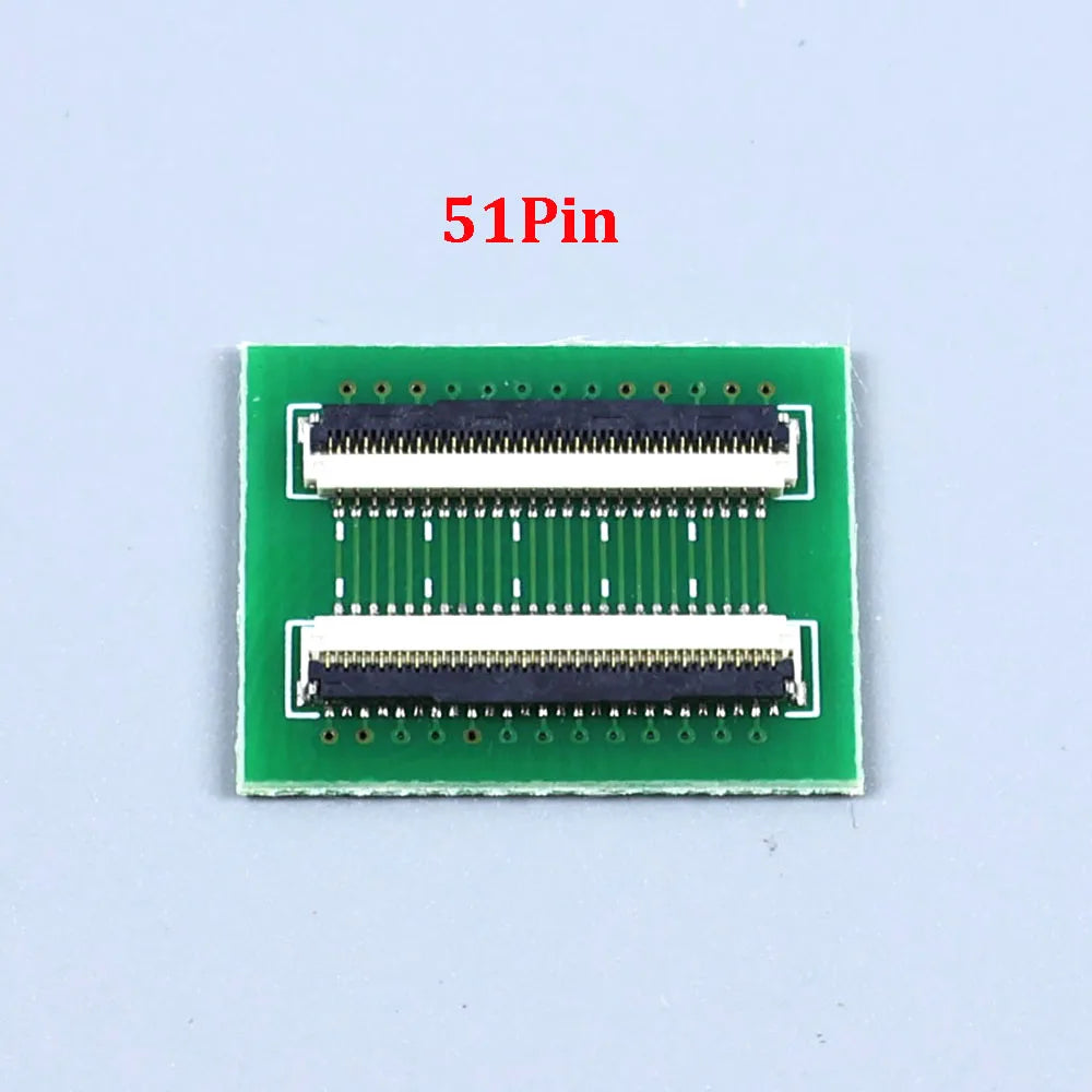 FPC FFC Flexible Flat Cable Extension Connection Board 0.3 MM PCB Pitch 21Pin 25 31 39 45 51 PIN Connector FPC Adapter
