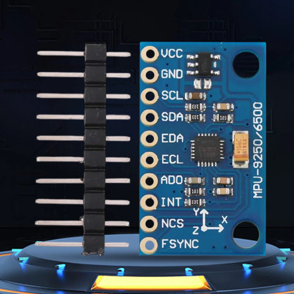 GY-9250 MPU9250 9-axis/9-axis Attitude Sensor Board Module IIC/SPI Gyro+Accelerator+Magnetometer Sensor Module 3-5V Power