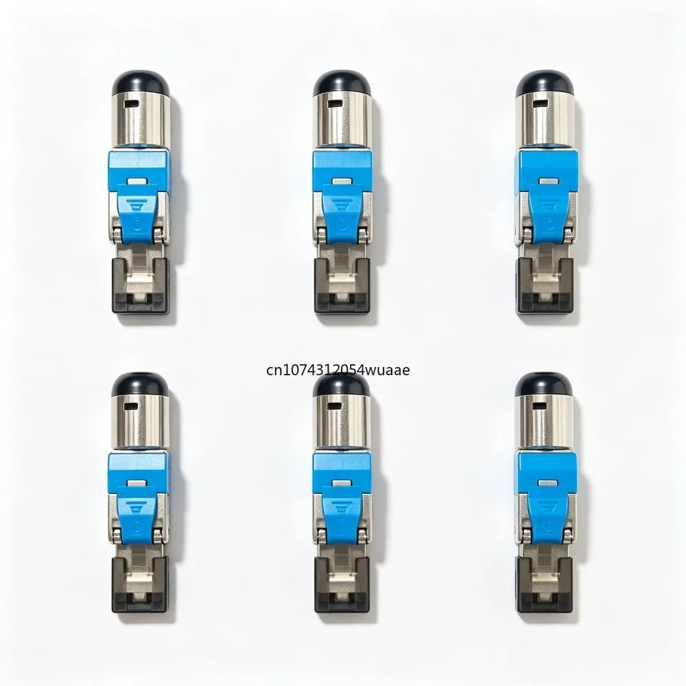 2/6/10Pcs RJ45 CAT6A Cat7 CAT8 Connectors Tool-Free Zinc Alloy Shielded 10G Ethernet Termination Plugs for 23AWG SFTP Cables