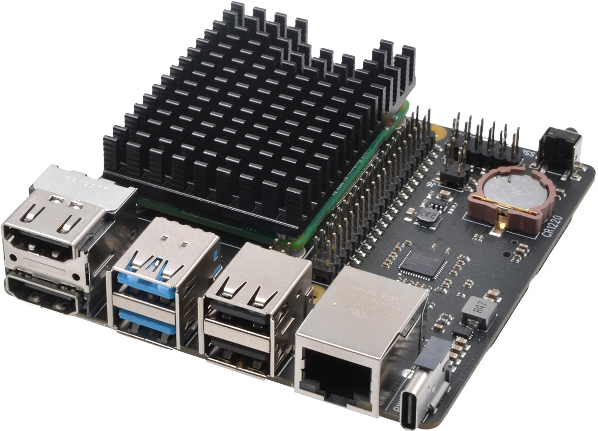 Raspberry Pi CM5 IO board NAS 2xNVMe dual Ethernet X1500