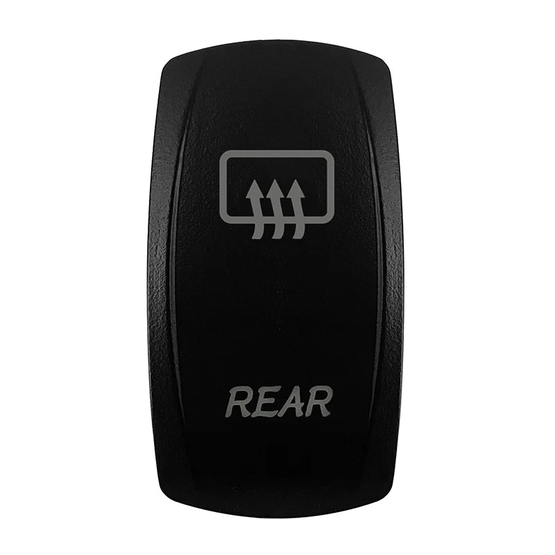 CUSTOM Dual RED Led Laser Etched Rocker Switch ON-OFF ON-OFF-ON (SPST DPDT) for ARB/Carling/NARVA 4x4 Caravan Accessories SUV