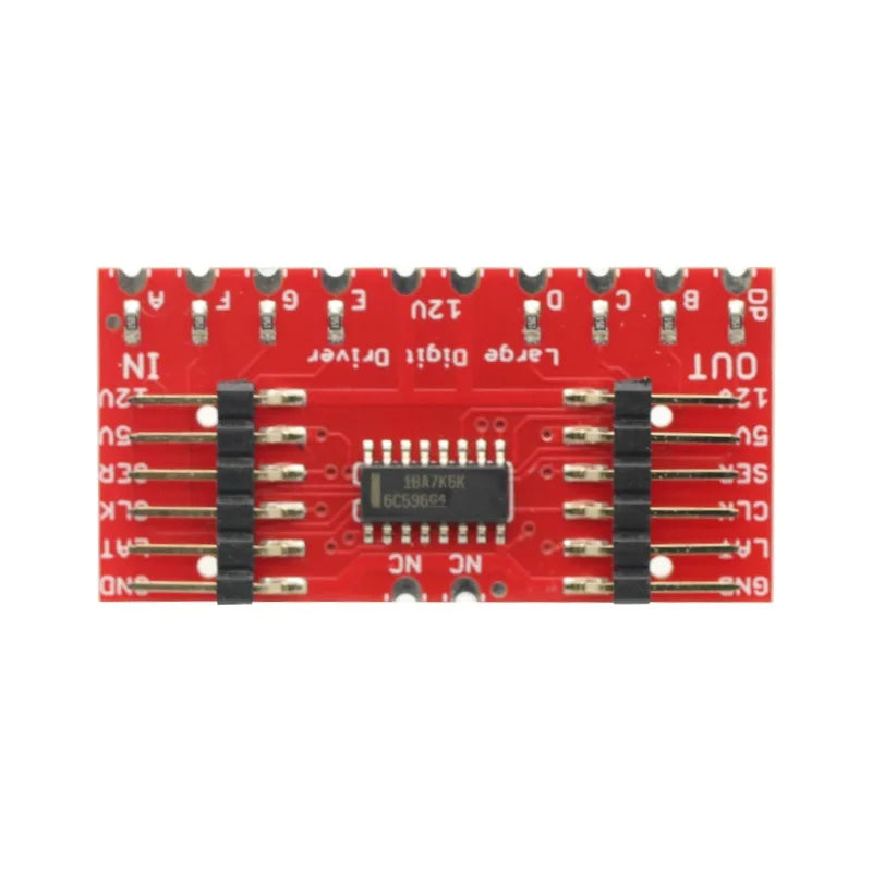 DC 5V TPIC6C596 Large Digit Driver Drive 6.5" 7-Segment LED Display Module for Andrino