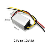 DC-DC 24V to 12V 15V-36V to 12V 5A 3A Step-Down Converter Car Power Module Buck Model Converter 24V 12V Waterproof Module