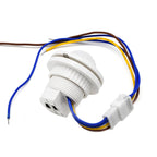 AC85-265V Infrared Motion Sensor IR Detector Switch Auto On Off Adjustable Time Delay Human Body Induction Lamp