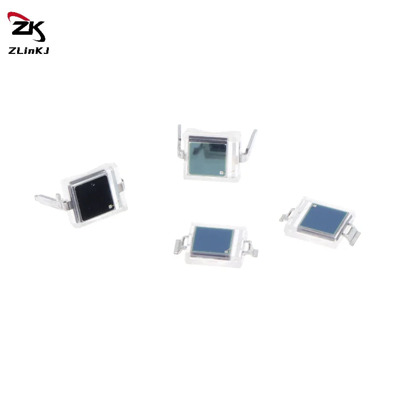 (ZYDD01) 5Pcs Photodiode BPW34S BPW34 Surface Mount/Direct Plug-in SMD-2/DIP-2 Silicon PIN Photodiode Infrared Receiver Tube