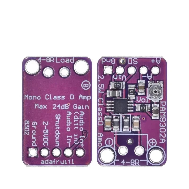 PAM8302 2.5W single channel Class D Audio power amplifier module development board
