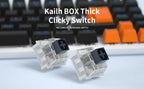 Kailh Navy Blue Box Switch Clicky Tactile DIY Custom Mechanical Keyboard Switch Compatible Cherry MX RGB SMD 3Pin