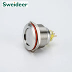25MM30MM Metal Push Button Switches Power Symbol Waterproof LED Indicator Momentary Latching Start Stop Power On Off Switch