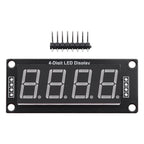 0.56 Inch Digital Display Module TM1637 Driver 4-Digit IC Display Module 7-segment 5V TM1637.h Display Multicolors for Arduino