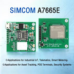 SIMCOM A7665E LTE CAT1 Breakout Board 4G GSM Cellular Module with SIM Slot Development Board for Vehicle GPS Tracker