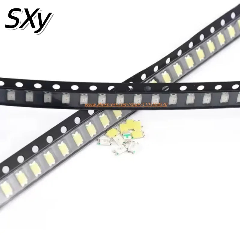 SMD LED Diode Tape Reel 0402 0603 0805 1206 1210, Multi Color Red Green Blue Yellow Warm White Purple Pink Orange SMT LED Lamp