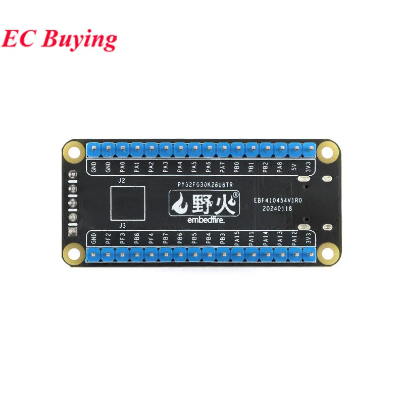 PY32F002BF15U6TR PY32F030K28U6TR PY32F002 Core Chip Development Board 48 24Mhz 32-bit ARM Microcontroller 24KB Flash 8 3KB SRAM