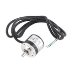 Encoder 600P/R Magnetoelectric Incremental Rotation Encoder 5V‑24V  2‑Phases Shaft 6mm Magnetoelectric Rotation Encoder