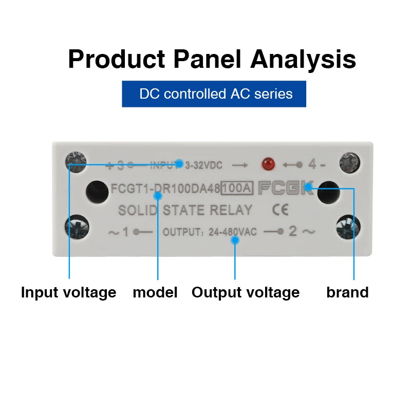10A 25A 40A 60A 80A 100A Single Phase Slim SSR Solid State Relay With Heat Sink Industrial Relay DIN Rail Mount