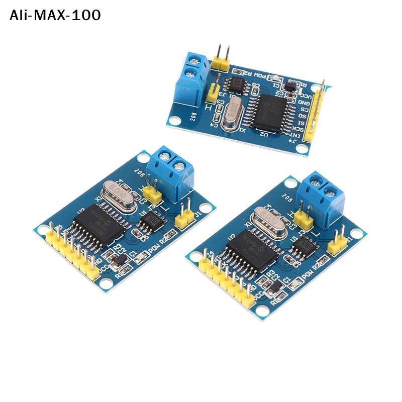 【Rw】MCP2515 CAN Bus Driver Module Board TJA1050 Receiver SPI For 51 ARM Controller Interface Module For Arduino DIY Kit