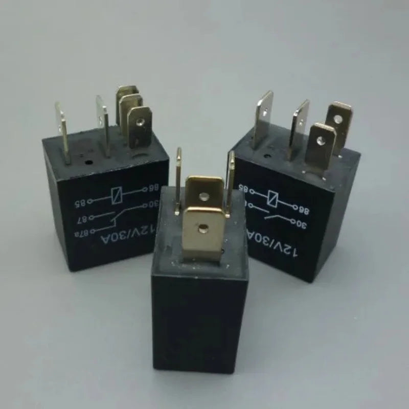 Violet Automotive Relay 12 24V 30A for Air Conditioner Oil Pump Truck - 5P/4P Options - Universal Auto Electrical Part