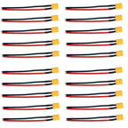 XT30 Male and Female Connector Plug with Silicone Wire 16AWG Cable, Suitable for FPV Drones with RC Lipo Fixed Wing Batteries