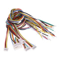 10PCS 1.25mm Male Female Silicone Wire Soft High Temperature Resistance 2-6pin Air Docking Plug Terminal Connetor 26AWG