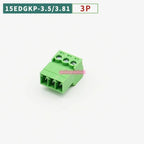 5/10PCS Aerial Butt Welding Type 15EDGRK-3.5mm 3.81mm Plug-in Terminal Block 3.5mm 3.81mm Pitch 2/3/4/5/6/7-12P Female Socket