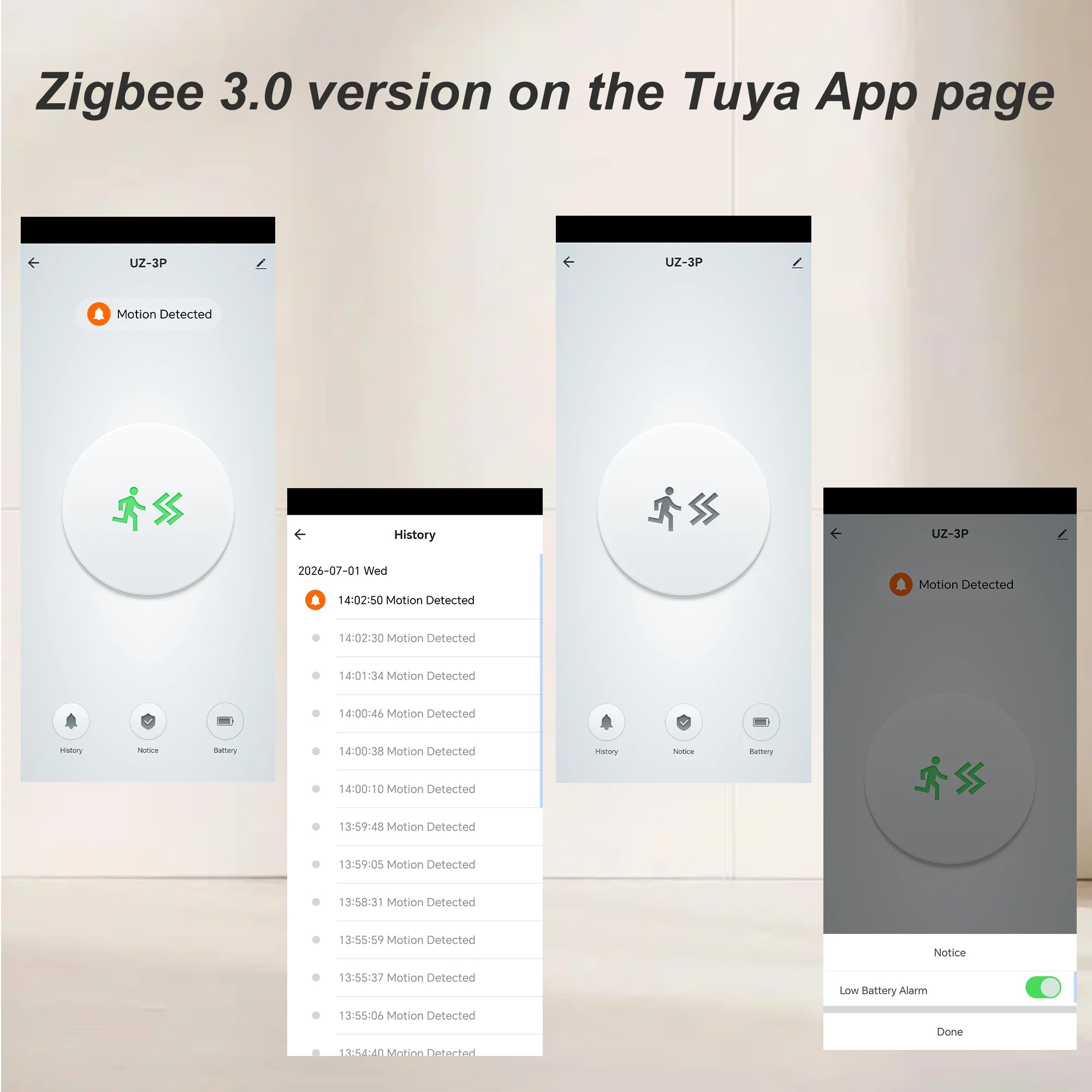 Zigbee Motion Sensor Pir Detection Human Body Infrared Sensor Anti Theft Security Detector Sensor Support Home Assistant Z2M