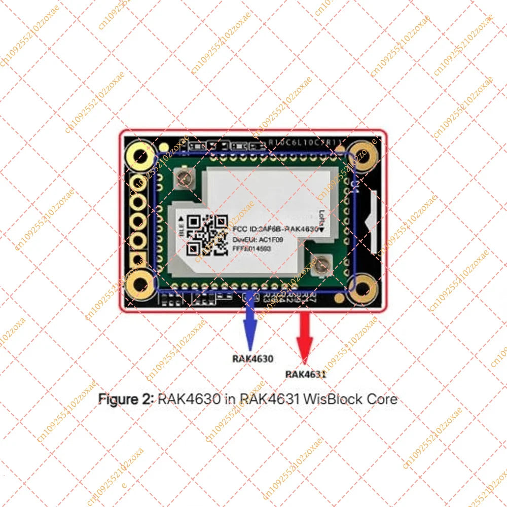 RAK4630 NRF52840 SX1262 Module LoRaWAN IoT Development Board Long Range Wireless Communication Tech Specs