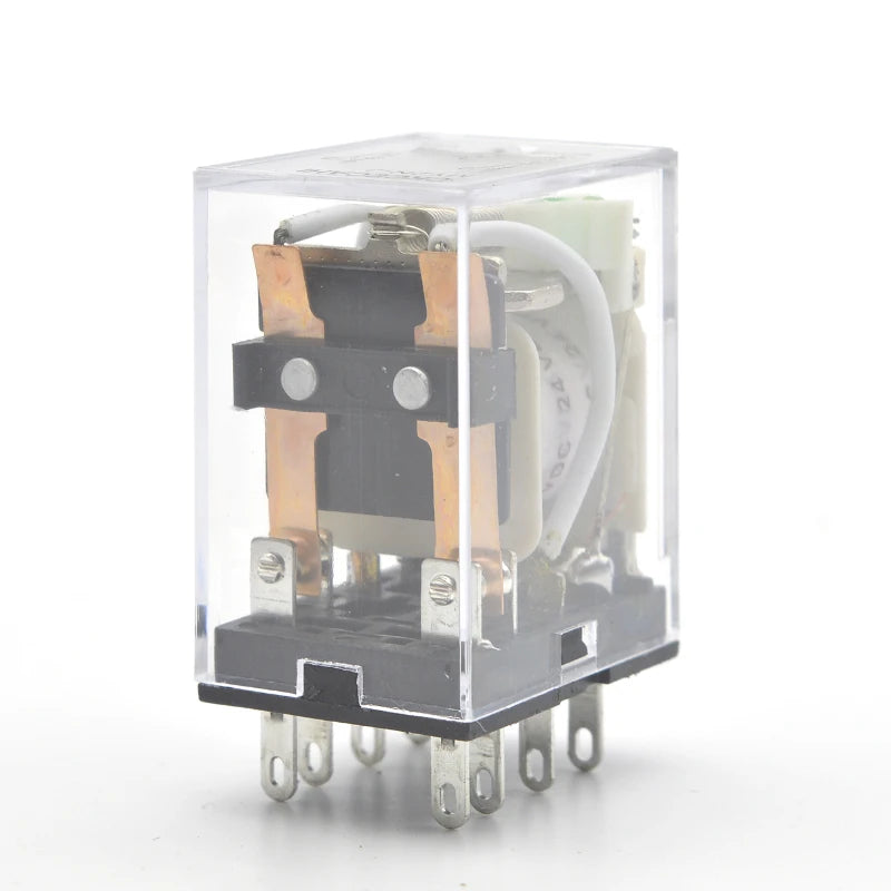 10pcs Small Intermediate Relay AC 220V DC C24 HH52P HH53P HH62P HH63P LED  General Mini Electromagnetic Relay Wholesale