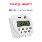 CN101A LCD Time Switch 12V 24V 110V 220V Time Relay Street Lamp Lillboard Power Supply Timer