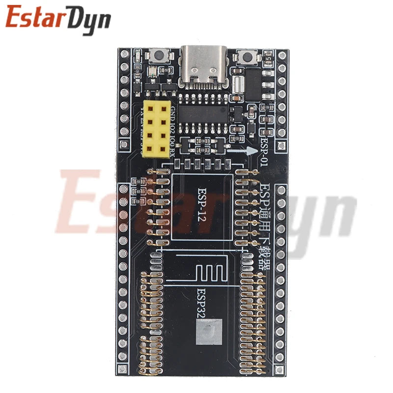 ESP8266 ESP32 Development Board Test Programmer Socket Downloader for ESP-01 ESP01S ESP12 ESP32