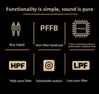 D1pro tpa3255 pffb stereo power amplifier 2.1 channel pure post-stage digital power amplifier