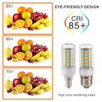 E27 E14 LED Corn Bulb 24 36 48 56 69 72 LEDs SMD 5730 220V Lampada LED Lamp Chandelier Candle LED Light Bulb