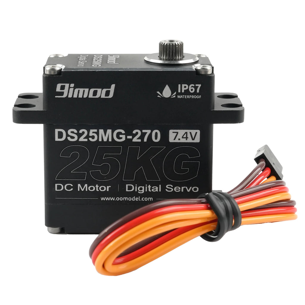 9imod 25kg/35kg Digital DS35MG Servo IP67 Metal Gear DS25MG 180°/270° Motor Servos for trx4 Scx10 1/8 1/10 RC Cars Crawler