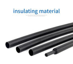 1M/5M 4:1 Black Heat Shrink Tube With Glue Thermoretractile Heat Shrinkable Tubing Dual Wall 4 6 8 12 16 18 20 24 32 36 40 52 72