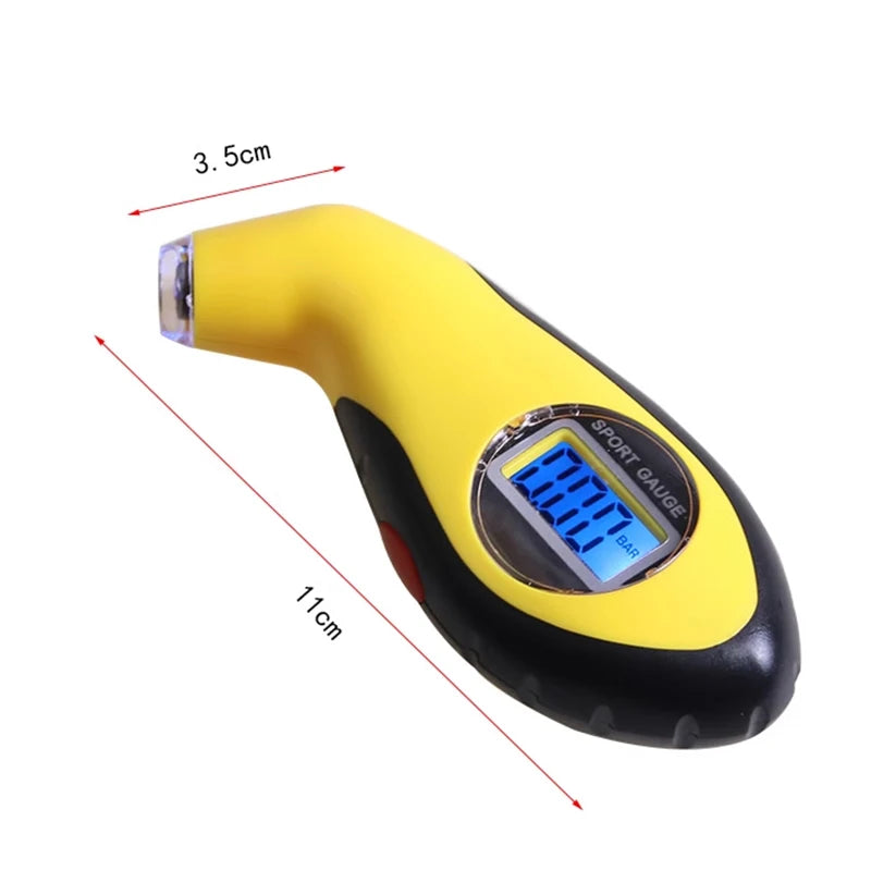 High-precision Digital Car Tire Tyre Air Pressure Gauge Meter LCD Display Manometer Barometers for Car Truck