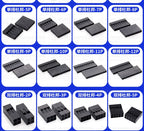 50pcs 2.54mm Single/Double Row Dupont Rubber Shell Dupont Plug Terminal Connector 1/2/3/4/5/6/7-20P Wholesale