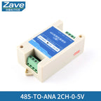 Analog Acquisition Module 4-20mA 0-5V 10V to RS485 Transmitter Modbus Wide Voltage High Precision AD