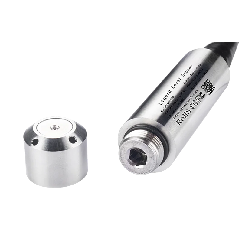 IP68 Water Level Sensor Transmitter 4-20mA, 0-10V RS485 Output 5M 6m, 8m, 9m, 10m Range Liquid Pressure Transducer