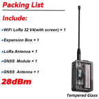 Heltec WiFi LoRa 32 Expansion Kit Heltec V4 ESP32S3 SX1262 928MHz GPS Module Tempered Glass/Touch Screen For Meshtastic LoRaWAN