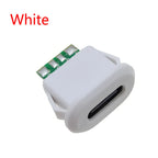 5pc 5/6Pin USB-C Type Waterproof USB 5A Connector Direct Compression Female Base Socket Charging Interface Tail Plug Interface