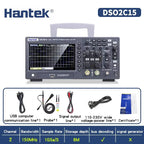 Hantek DSO2C10 DSO2C15 DSO2D10 DSO2D15 2CH Oscilloscope 100/150MHz 1GSa/s 8Mpts FFT UART I2C SPI CAN LIN 25MHz AWG D Models