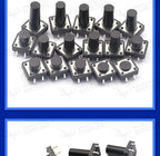 20PCS 12x12mm X4.3/5.5/6/7/8/9/10mm Micro Push Tact Switch 4pin Touch Button Mini Tactile Pushbutton Toggle Pcb Momentary Switch