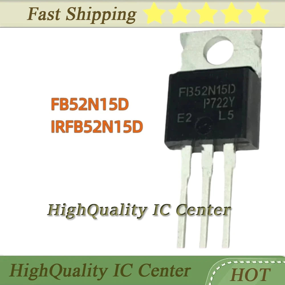10~30PCS  IRFB52N15D IRFB52N15 FB52N15D IRFB 52N15D 25N15 TO-220 51A 150V MOSFET